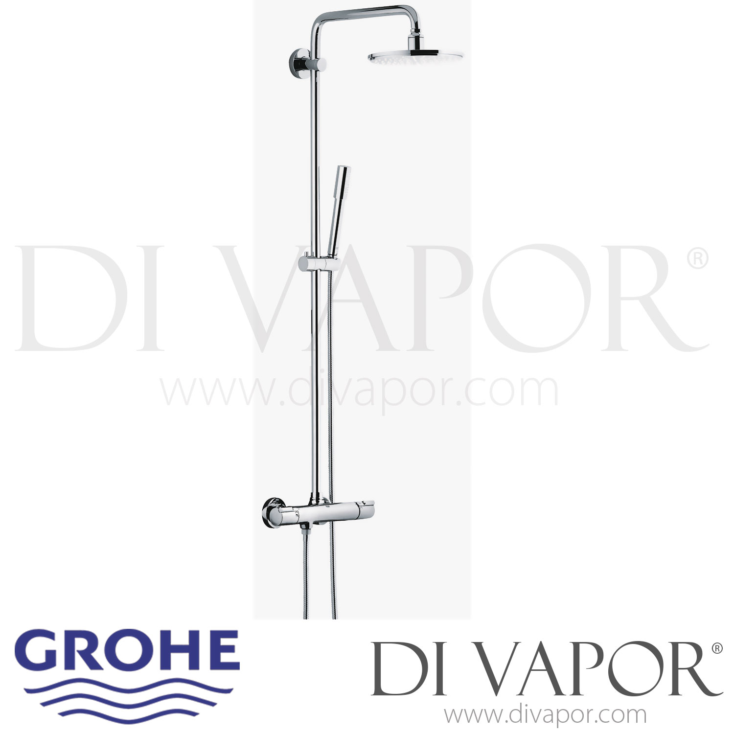 Grohe Rainshower System 210 Shower System with Thermostat